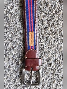 Jack Mason Brand Brown Leather Belt